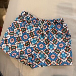 Colorful Geometric Kids Swim Trunks